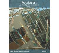David Lippman Melonie Rasmussen Precalculus 1 (Tascabile)