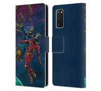 DAVID LOZEAU GRUNGE COLORATO CUSTODIA COVER A PORTAFOGLIO PER SAMSUNG TELEFONI 1