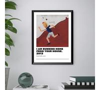 David Lynch - Quadro con stampa "I am Running Home" - Cornice Inclusa 40x30