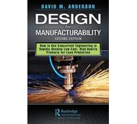 David M. Anderson Design for Manufacturability (Copertina rigida)