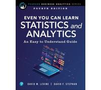 David M. Levine David Step Even You Can Learn Statistics and Analyt (Tascabile)