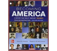 David M M Henki Gen Combo Loose Leaf Becoming America V2; (Mixed Media Product)