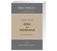 David Marcus Ezra and Nehemiah (Tascabile) Biblia Hebraica Quinta