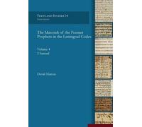 David Marcus The Masorah of the Former Prophets in the Lening (Copertina rigida)