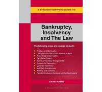 David Marsh A Straightforward Guide to Bankruptcy Insolvency and the (Tascabile)