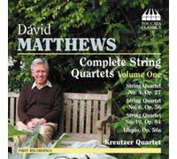David Matthews David Matthews: Complete String Quartets - Volume 1 (CD) Album