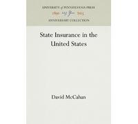 David McCahan State Insurance in the United States (Copertina rigida)
