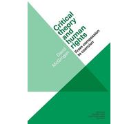 David McGrogan Critical Theory and Human Rights (Tascabile)
