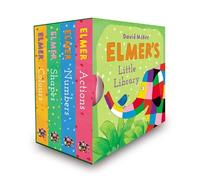 David McKee Elmer’s Little Library (Libro di cartone)