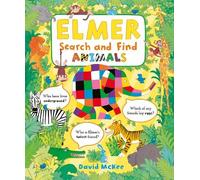 David McKee Elmer Search and Find Animals (Libro di cartone)