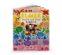 David McKee Elmer Search and Find Colours (Libro di cartone)