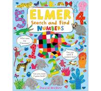David McKee Elmer Search and Find Numbers (Libro di cartone)