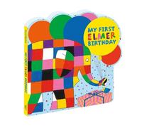 David McKee My First Elmer Birthday (Libro di cartone) Elmer Shaped Board Books