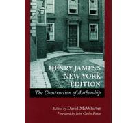 David McWhirter Henry James's New York Edition (Copertina rigida)
