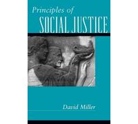 David Miller Principles of Social Justice (Tascabile)