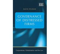 David Milman Governance of Distressed Firms (Copertina rigida)