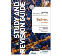 David Milner Andrew Cambridge International AS/A Level Business Stu (Tascabile)