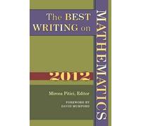 David Mumford The Best Writing on Mathematics 2012 (Tascabile)