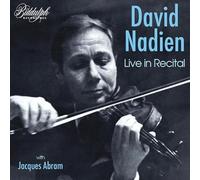 David Nadien; Jacques Abram - David Nadien: Live in Recital
