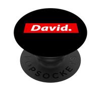 David Name Minimalist Halloween Costume di nome Dave - David PopSockets PopGrip Adesivo