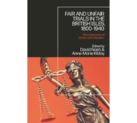 David Nash Fair and Unfair Trials in the British Isles, 1800- (Copertina rigida)