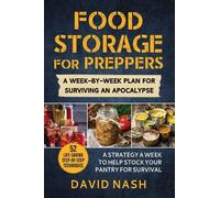David Nash Food Storage for Preppers (Tascabile)