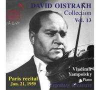 David Oistrakh Paris Recital, Jan. 21, 1959 (CD) Album