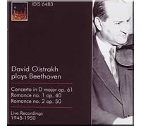 David Oistrakh plays Beethoven - Live Recordings 1948-1950