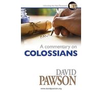 David Pawson A Commentary on Colossians (Tascabile)