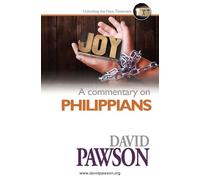 David Pawson A Commentary on Philippians (Tascabile)