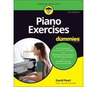David Pearl Piano Exercises For Dummies (Tascabile)