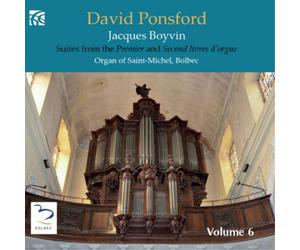 David Ponsford Jacques Boyvin: Suites from the Premier and Second Livres D' (CD)