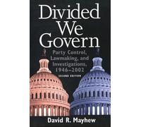 David R. Mayhew Divided We Govern (Tascabile)