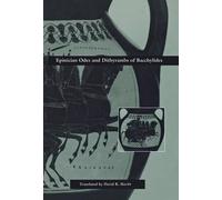 David R. Slavitt Epinician Odes and Dithyrambs of Bacchylides (Copertina rigida)
