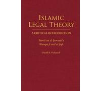 David R. Vishano Islamic Legal Theory: A Critical Introducti (Copertina rigida)
