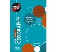 David Redfern Need to Know: AQA A-level Geography (Tascabile)