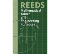 David Reid Reeds Mathematical Tables and Engineering Formulae (Tascabile)