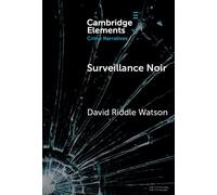 David Riddle Watson Surveillance Noir (Copertina rigida)