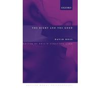 David Ross The Right and the Good (Copertina rigida) British Moral Philosophers