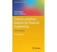 David Ruppert Davi Statistics and Data Analysis for Financia (Copertina rigida)