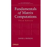 David S. Watkins Fundamentals of Matrix Computations (Copertina rigida)