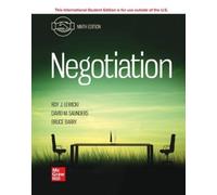 David Saunders Bruce Barry Roy Lewicki Negotiation ISE (Tascabile)