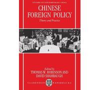 David Shambaugh Chinese Foreign Policy (Tascabile) Studies on Contemporary China