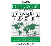 David Solenky Learn Irish Gaelic with Word Scramble Puzzles Volume 1 (Tascabile)