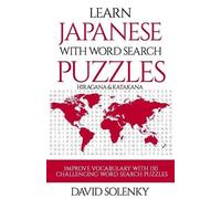 David Solenky Learn Japanese with Word Search Puzzles (Tascabile)