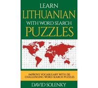 David Solenky Learn Lithuanian with Word Search Puzzles (Tascabile)