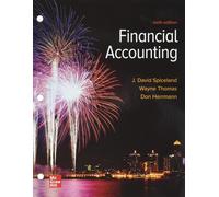 David Spiceland Gen Combo Loose Leaf Financial Accounting; (Mixed Media Product)