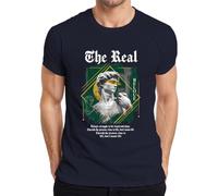 David Statue Beloue Michelangelo Vaporwave - Maglietta da uomo, blu navy, L