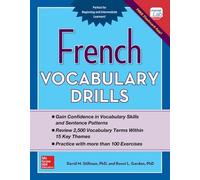 David Stillman Ronni Gordon French Vocabulary Drills (Tascabile)