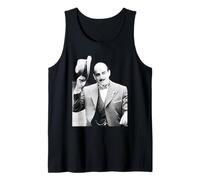 David Suchet nel Ruolo di Poirot Agatha Christie 1988 Canotta